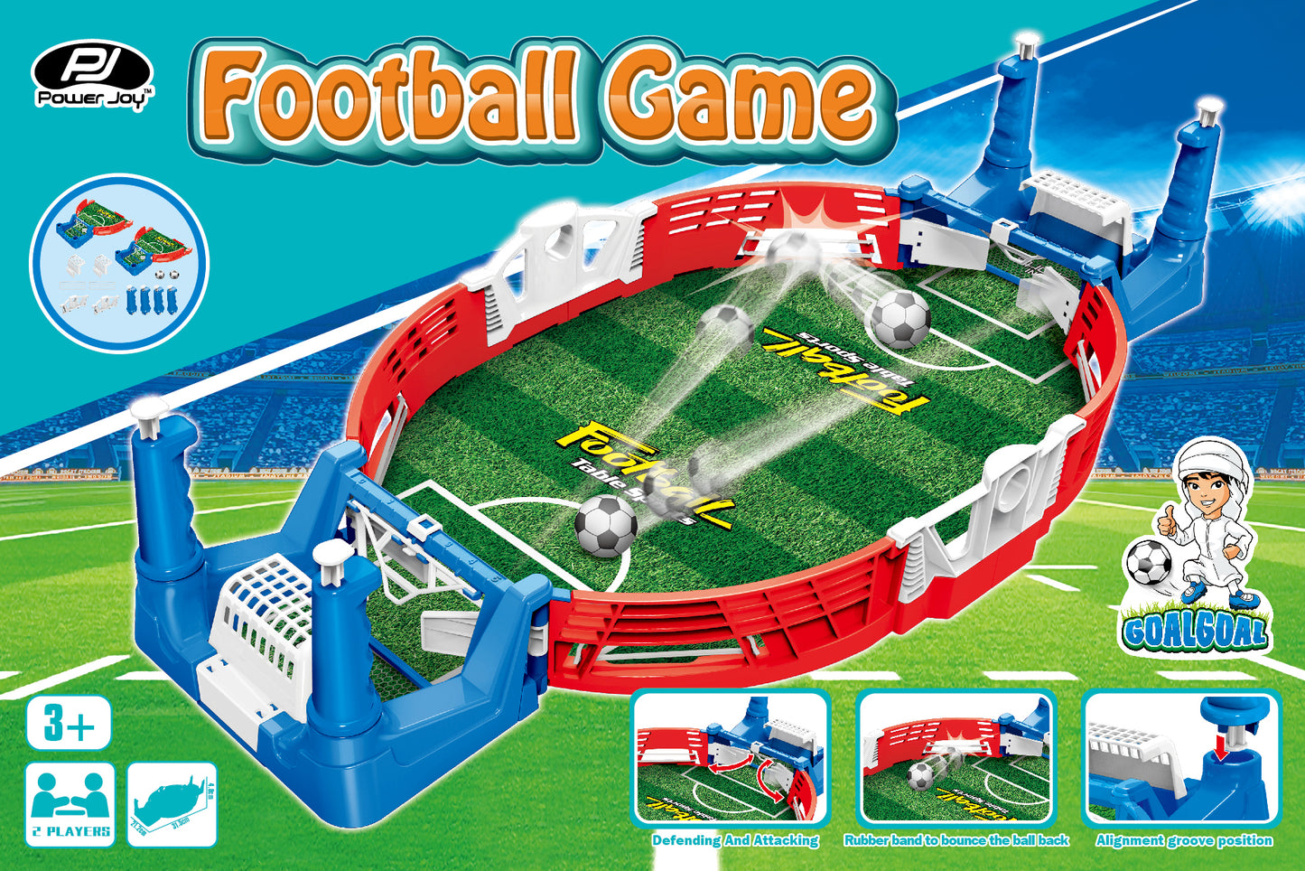 P.JOY GOALGOAL MINI FOOTBALL FIELD