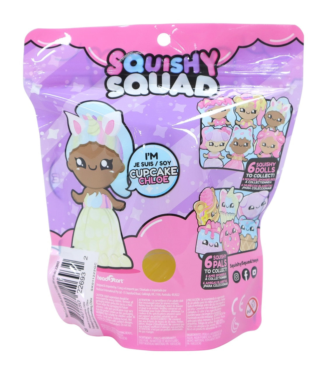 SQUISHY SQUAD DOLL SERIES CDU12 WOC