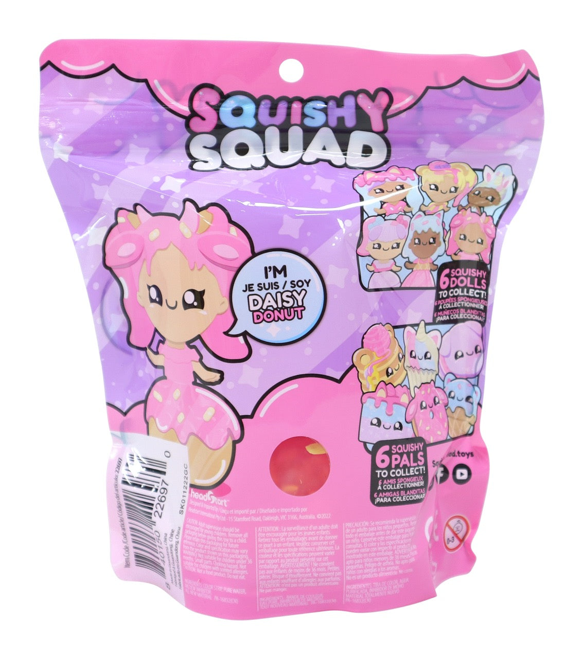 SQUISHY SQUAD DOLL SERIES CDU12 WOC