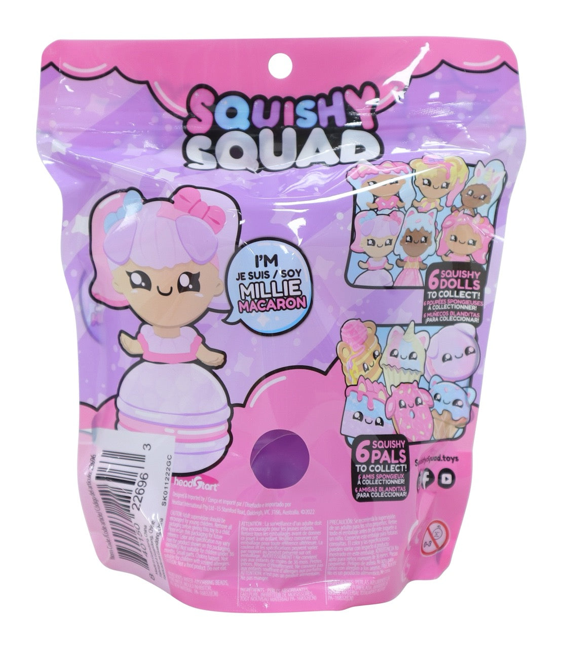 SQUISHY SQUAD DOLL SERIES CDU12 WOC