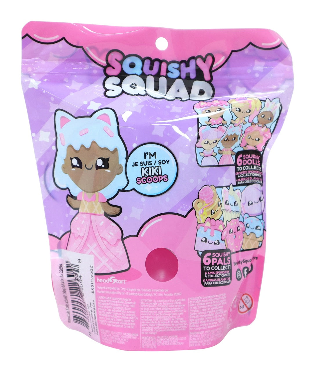 SQUISHY SQUAD DOLL SERIES CDU12 WOC