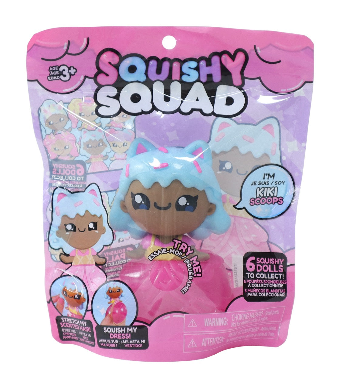 SQUISHY SQUAD DOLL SERIES CDU12 WOC