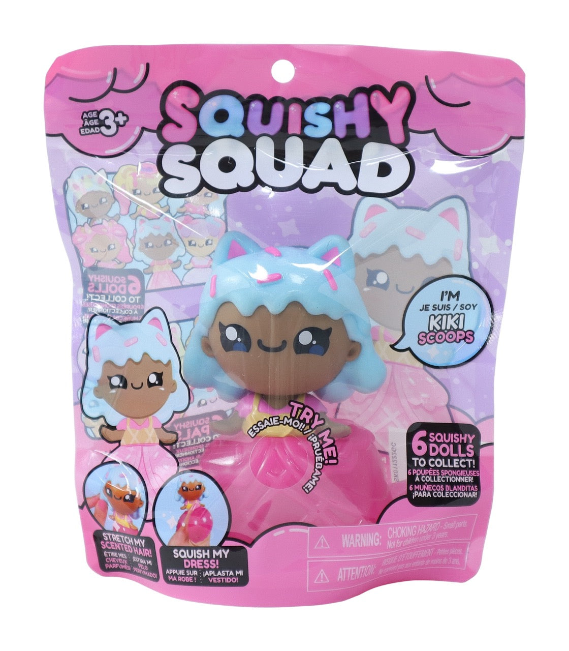 SQUISHY SQUAD DOLL SERIES CDU12 WOC