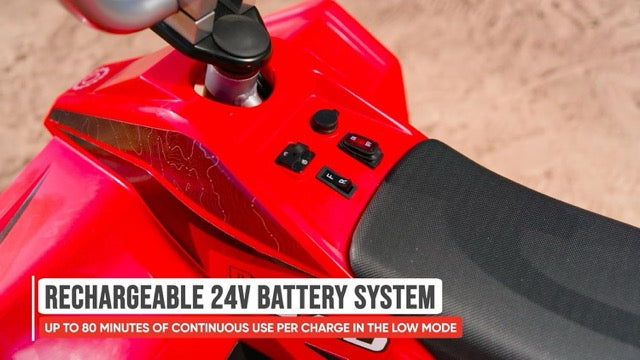 Razor Dirt Quad Red 13Km/Hr 8+