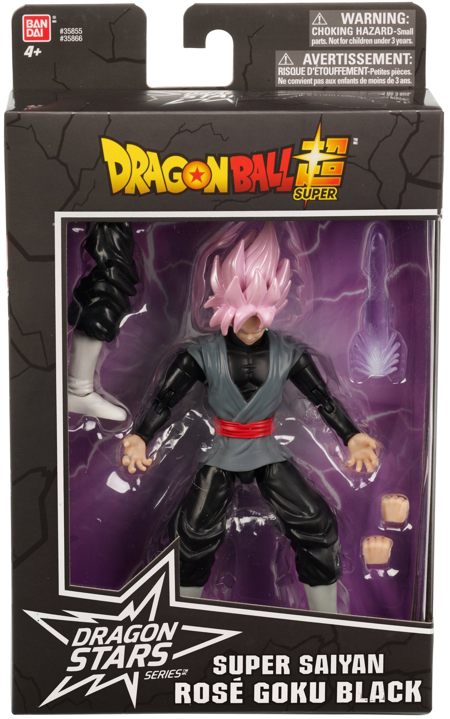 DRAGONBALL STARS GOKU BLACK ROSE 6.5