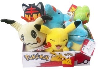 Pokemon Plush Asst 8-Inches CDU6 WOC